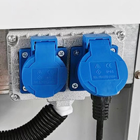 防爆 ATEX IECEX 铝制插头带插座 16A 220V IP66 阻燃防水电源插座