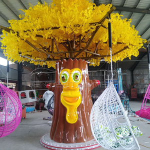 Hermoso y popular Columpio de árbol eléctrico Rosa popular, entretenimiento para niños, paseo en silla voladora de lujo a la venta - Product Image 3