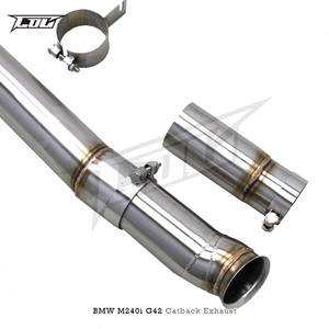 Silenciador de Escape Catback para BMW M240i F22/G42 B58 3.0T 2017-2023, Tubo de Escape de Acero Inoxidable SS304 de Competición con Sistema de Válvulas - Product Image 6