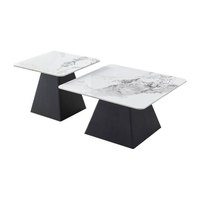 Table basse nordique moderne pour salon, ensemble de tables à thé simples, rehaussant facilement l'esthétique de la maison