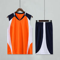 Ensemble d'uniformes de volleyball pour femmes personnalisés, 100% polyester, confortables et adaptés au séchage rapide et à l'anti-rétraction