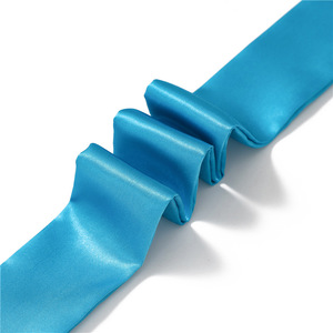 Pañuelo de satén de estilo liso para mujer, pañuelo para el cuello, monedero de seda para el pelo, bufanda, ASA, cinta, bolso, diadema - Product Image 5