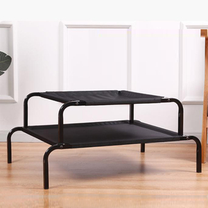 Original erhöhtes Hunde bett mit kühlendem Stoff Atmungsaktives, boden fertiges Haustier bett Feuchtigkeit beständiges Gelenken tlastungs gewebe für Haustiere - Product Image 2