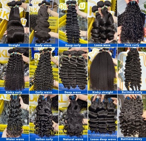 High Quality Type Indian Hair Vendors Unprocessed Natural Virgin Remy Cuticle Aligned Bundles Brand Extension Black Women DKL - Product Image 5