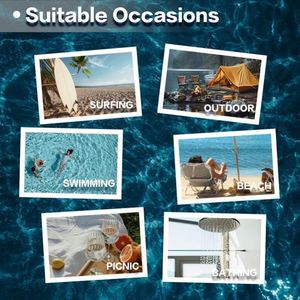 Sand Free Round Quick Dry Microfiber Circle Towel Absorbent Lightweight Tssels for Beach Swimming Pool - Product Image 4