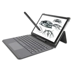 En çok satan 10.1 inç çocuk tablet ile sim kart yuvası süper dar çerçeve C tipi metal tablet standı ile lcd yazma tableti