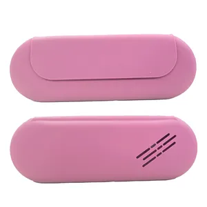 Silicone impermeável Maquiagem Cosmetic Bag Brush Holder Travel Toiletry Pouch Soft Small Cosmetic Bag Para Mulheres