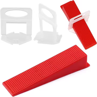Système de nivellement de carreaux de céramique réutilisable de 1mm avec accessoires d'espacement 1/8 Clips pour système de nivellement de carreaux