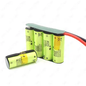 Batterie 26650 personnalisée Lifepo4 A123 4S1P 14.8V batterie A123 26650 3.7V 2500Mah batterie au lithium
