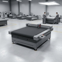 Plotter de corte de vinilo DTF de alta velocidad con doble cabezal CCD automático de 1300x2500 mm para pegatinas, cortador de cama plana de corte completo y medio corte
