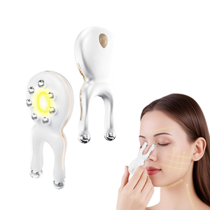 Mini Gesichts-Schönheitsroller 7-Farben-Licht Gesichtsmassagegerät Vibrations-Schönheitsgerät Gesicht Augen Kinn Aufhellungs-Massagegerät - Product Image 1