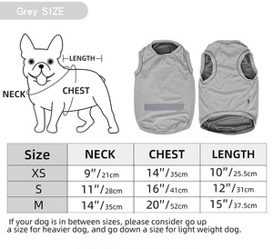 Pasokan produsen rompi pendingin musim panas untuk anjing kecil XL pakaian hewan peliharaan poliester lucu klasik Harness pendingin hewan anjing kucing - Product Image 5
