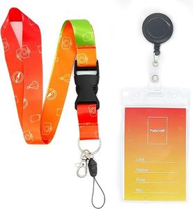 Juego de Cordones para Cruceros, Duraderos, Retráctiles, para Tarjetas de Embarque, Porta Credenciales, Cordones de Viaje Rojos de Poliéster, con Logotipo Personalizado - Product Image 1