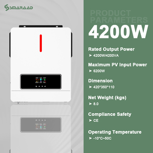 SMARAAD Hybrid Grid-Tied Solar 4.2KW 6.2KW <b>24V</b>/48V Single-Phase High Efficiency 98% <b>Battery</b> Supported MPPT Charger ECO-4.2KW SMA - Product Image 4