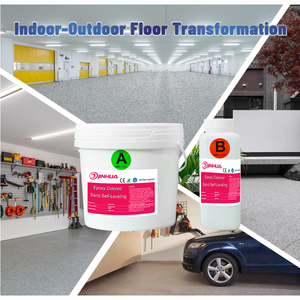 Pintura Epóxica Autonivelante Ecológica <span class=keywords><strong>para</strong></span> Pisos, Revestimiento Líquido <span class=keywords><strong>para</strong></span> Pisos de Cemento, Pintura Epóxica con Efecto Mármol <span class=keywords><strong>para</strong></span> Terrazo - Product Image 3