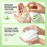 Gel Douche TWG RTS au Concombre Nettoyant en Profondeur, Hydratant et Parfumé, Élimine les Cellules Mortes, Gel Douche Blanchissant au Concombre