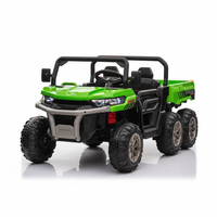 Coche de Juguete de Plástico con Batería de 12 V para Niños de 2 a 10 Años, Certificado por CE y ASTM, Tractor Grande de 6 Ruedas