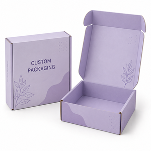 Manufacturer Custom Logo Mailer Box Recyclable Corrugated Paper Shipping Kraft Color Box Packaging Vietnam for Jewelry Cosmetics - Product Image 5