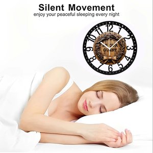 <span class=keywords><strong>Orologio</strong></span> da <span class=keywords><strong>Parete</strong></span> in Ferro Stile Antico da 25cm con Vernice Effetto Invecchiato e Texture Visibile - Product Image 6