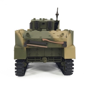 COOLBANK Modelo Nuevo Tanque RC a Escala 1/16 M5A1 Stuart Tanque Ligero con Acabado del Ejército Estadounidense 2.4Ghz Modelo Militar Inteligente Regalos para Aficionados a <span class=keywords><strong>la</strong></span> Modelismo DIY - Product Image 6