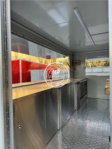 Kiosque alimentaire homologué CE, restauration commerciale, remorque alimentaire mobile multifonctionnelle avec équipement de restauration, norme américaine - Product Image 5
