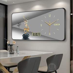 Nueva pintura moderna de decoración de restaurante con calendario perpetuo electrónico, pintura de pared de salón de Porcelana de cristal de lujo - Product Image 2
