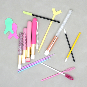 Printed Mousse Brush Single Makeup Brush for Eyelash Extension Beauty Cleaning Nose Brush Tool - Product Image 3