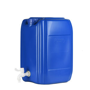 Matériau HDPE rond en plastique ménager de 25 litres 30kg avec <span class=keywords><strong>robinet</strong></span> en forme de cylindre <span class=keywords><strong>pour</strong></span> l'utilisation du seau à main de bain de vin - Product Image 4