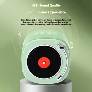 Mini inalámbrico portátil Retro de alta calidad de sonido para altavoz Bluetooth con sonido externo envolvente 3D LED RGB para uso doméstico - Product Image 5