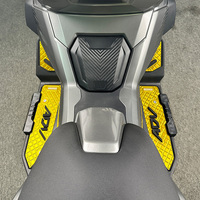Accessoires de moto modifiés pour SYM ADXTG 125 CNC Verrouillage de frein à main Couvercle de protection du réservoir d'eau Pédale de garde-corps Pédale