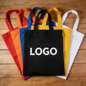 Eco Custom Reusable Shopping Bag <b>Plain</b> Cotton <b>Canvas</b> Tote Bags for Advertising Tote Bag - Product Image 1