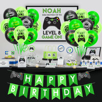 Decoración para Fiesta de Videojuegos, Decoración de Cumpleaños, Artículos para Fiesta Temática de Videojuegos para Niños, Jugadores, Globos con Forma de Control