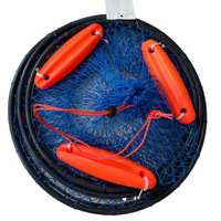 Filet de pêche multi-flotteurs en nylon pour garder le poisson vivant dans l'eau