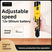 Perceuse-visseuse sans fil rechargeable au lithium-ion 12V Kamler, multifonctionnelle, à tige droite, électrique, réversible, réglable