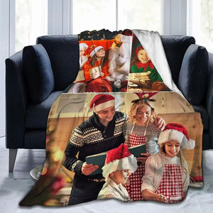 Couverture personnalisée avec photo, couverture en <span class=keywords><strong>flanelle</strong></span> personnalisée pour adultes et enfants, cadeau d'anniversaire de Noël, de père et de mère pour la Saint-Valentin - Product Image 3