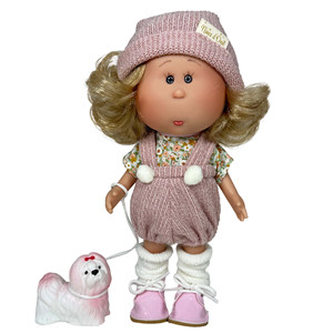 Hecho con un vinilo especial Munecas Little Mia Pet Blonde al por mayor para niños muñeca de ganchillo personalizada - Product Image 2
