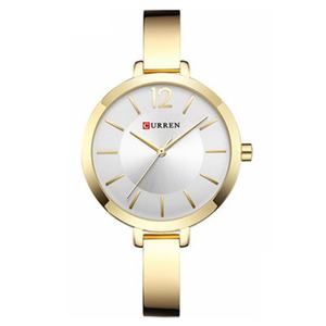 Usine de fabrication de montres OEM pour montre-bracelet pour femme 9012, grand cadran, étanche, quartz, verre, aiguille, acier inoxydable, mode - Product Image 2