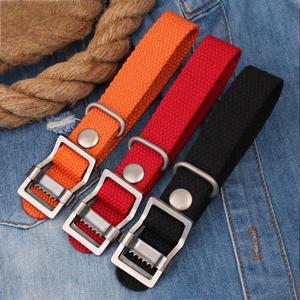 Bracelets de <span class=keywords><strong>montre</strong></span> tressés en <span class=keywords><strong>coton</strong></span>, chanvre et nylon de luxe, 20/22 mm, boucle en acier inoxydable, <span class=keywords><strong>bracelet</strong></span> de remplacement en nylon tissé - Product Image 4