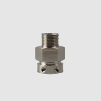 Raccord de pulvérisation haute pression en laiton de 16 mm avec vanne de type supérieur, capacité 1L, pour jardinage, aménagement paysager, suppression de la poussière et refroidissement