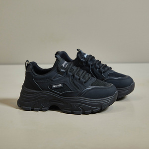 Best vendi <span class=keywords><strong>scarpe</strong></span> sportive Casual con zeppa bianche e lacci antiscivolo da <span class=keywords><strong>donna</strong></span> <span class=keywords><strong>scarpe</strong></span> da <span class=keywords><strong>donna</strong></span> traspiranti e spesse suola - Product Image 4