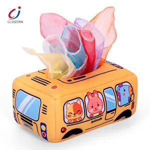Chengji montessori обучающие игрушки для новорожденных из полиэстера, мягкие тканевые коробки для младенцев, Детские сенсорные игрушки