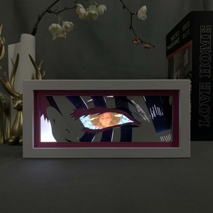 Lámpara LED Nocturna de Anime, Diseño de Castillo Infinito de Demon Slayer, Caja de Luz de MDF, Decoración para Dormitorio Infantil, Lámpara de Noche Akaza con Interruptor - Product Image 2