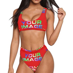 Impression à la demande personnalisée votre Logo/Image/<span class=keywords><strong>Photo</strong></span> impression femme Sexy Bikini ensemble deux pièces femme maillots <span class=keywords><strong>de</strong></span> <span class=keywords><strong>bain</strong></span> Sexy été plage maillot <span class=keywords><strong>de</strong></span> <span class=keywords><strong>bain</strong></span> - Product Image 1