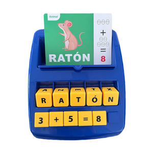 Juguetes Educativos de Plástico, Tarjetas de Aprendizaje de Idiomas, Máquina de Rompecabezas para la Educación Temprana, <span class=keywords><strong>Ortografía</strong></span> Francesa - Product Image 5