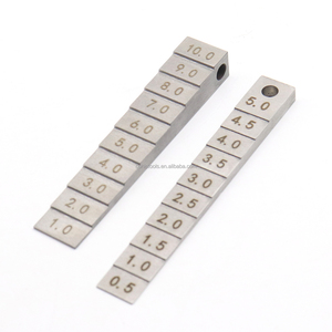 เกจวัดขอบเหล็ก10ขั้นความหนาแม่นยำ0.5-5มม. เกจวัดความรู้สึก1-10มม. - Product Image 1