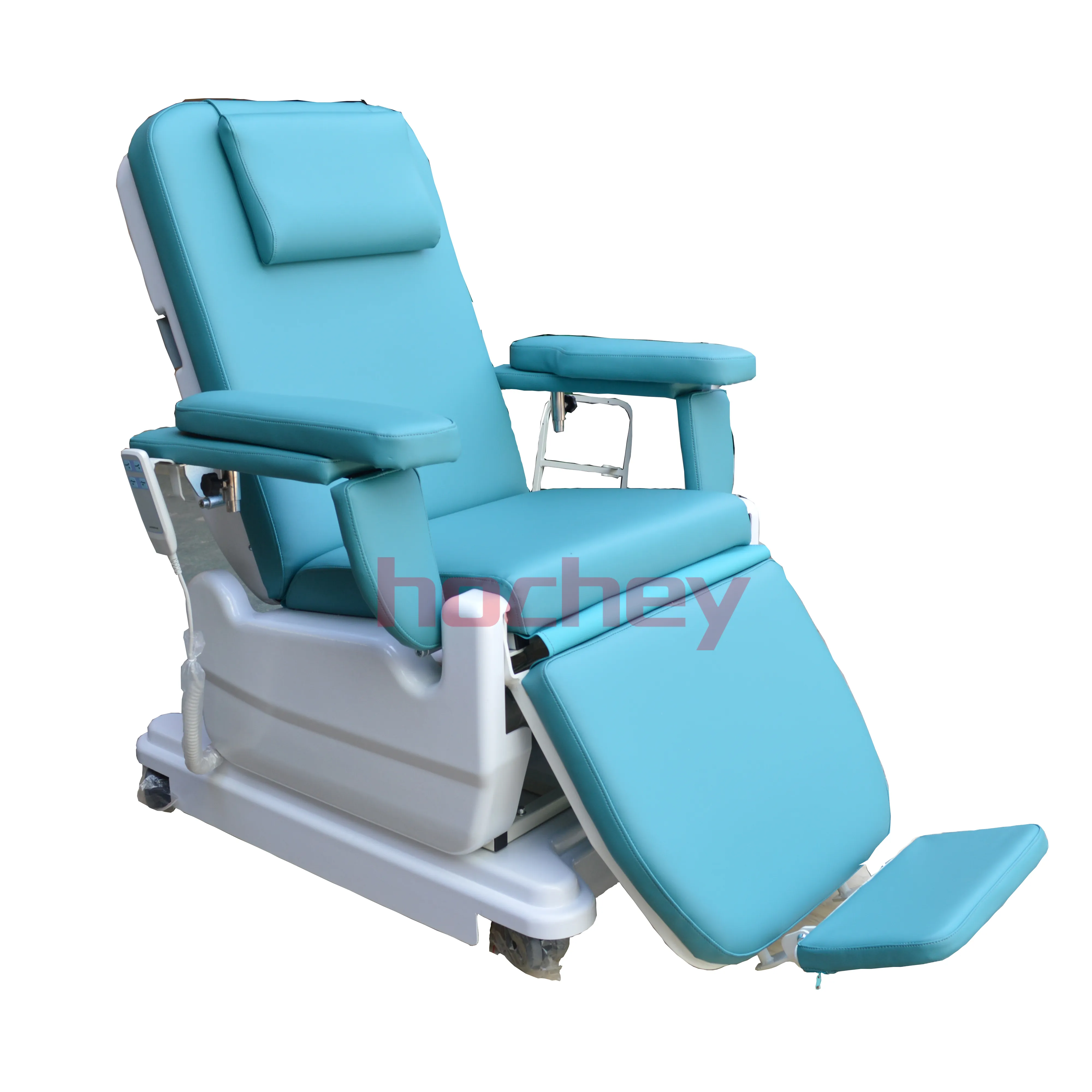 HOCHEY sıcak hastane elektrikli katlanır tek koltuk kan diyaliz sandalye eşlik Recliner sandalye
