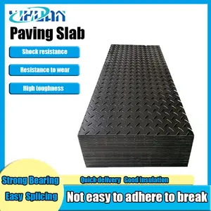 Direct Supply Non-Slip Plastic Roadbed Plate HDPE/PP/PE Paving Board For Chemical Machinery Custom Cutting Processing Service