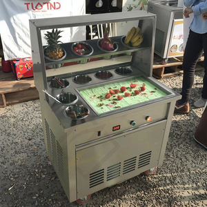 Ventas directas 2025 De La sartén de inteligencia más popular Placa fría Fabricación de rollos de helado al mejor precio - Product Image 1