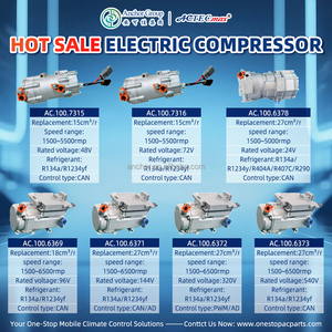Venta al por mayor 96V Coche Eléctrico <span class=keywords><strong>Aire</strong></span> <span class=keywords><strong>Acondicionado</strong></span> AC.100.6377 Eléctrico AC Compresor R134a R1234y R404A R407C R290 Refrigeración - Product Image 2