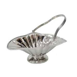 Cuenco decorativo para servir frutas secas y aperitivos de uso multifuncional, cuenco de frutas de acabado Chapado en plata multiusos para el hogar - Product Image 1